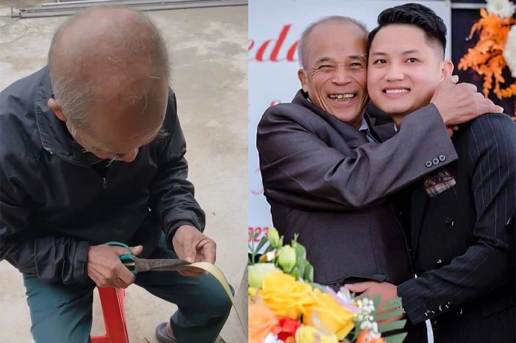 Ông nội 70 tuổi tỉ mẩn tuốt lá tro non tết hoa cưới cho cháu gây sốt mạng - 1 Ông nội 70 tuổi tỉ mẩn tuốt lá tro non tết hoa cưới cho cháu gây sốt mạng - 1