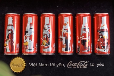 Coca-Cola ra mắt bộ 6 lon phiên bản đặc biệt in hình áo dài, gánh hàng rong Việt