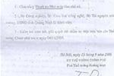 Phát hiện công văn mạo danh Phó thủ tướng 