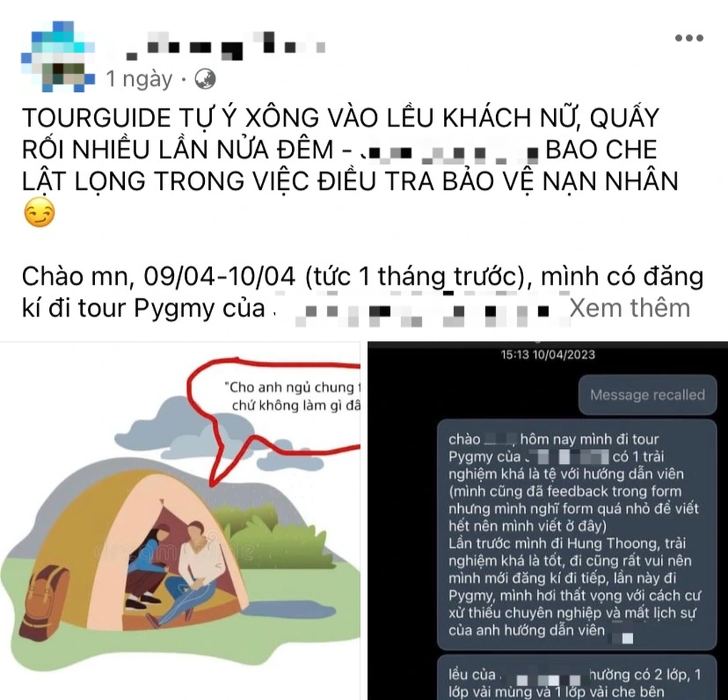 Nữ du khách bị hướng dẫn viên quấy rối khi khám phá hang động ở Quảng Bình - 1 Nữ du khách bị hướng dẫn viên quấy rối khi khám phá hang động ở Quảng Bình - 1