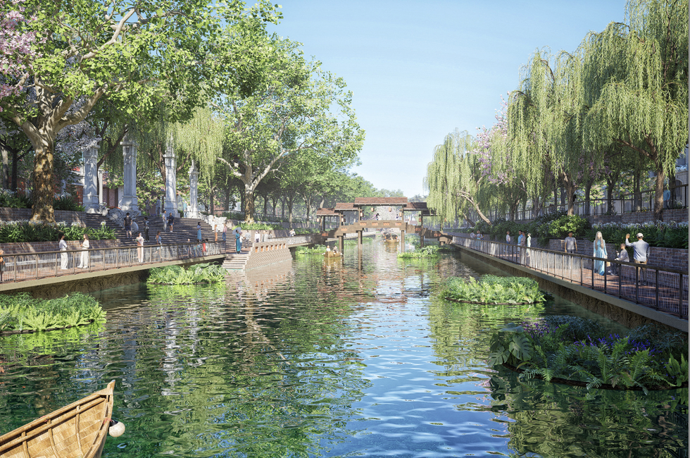 Phối cảnh đẹp ngỡ ngàng dự án công viên dọc sông Tô Lịch - 3 Phối cảnh đẹp ngỡ ngàng dự án công viên dọc sông Tô Lịch - 3