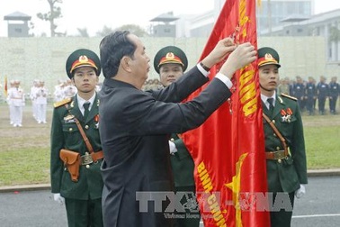 Binh chủng đặc công đón nhận Huân chương Quân công hạng Nhất