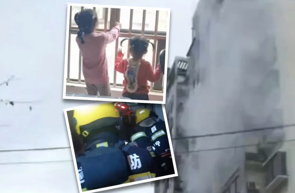 Bé gái 4 tuổi nhanh trí cứu em trong đám cháy ở Trung Quốc - 1 Bé gái 4 tuổi nhanh trí cứu em trong đám cháy ở Trung Quốc - 1