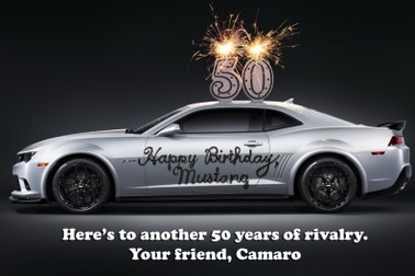 Camaro - Mustang: Cạnh tranh lành mạnh