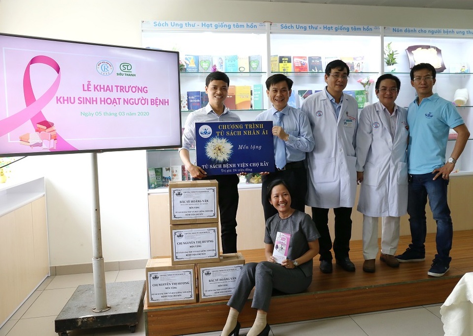 Bệnh nhân ung thư có khu thư giãn ngay trong bệnh viện - 1 Bệnh nhân ung thư có khu thư giãn ngay trong bệnh viện - 1