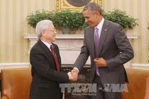 Tổng Bí thư Nguyễn Phú Trọng hội đàm với Tổng thống Barack Obama