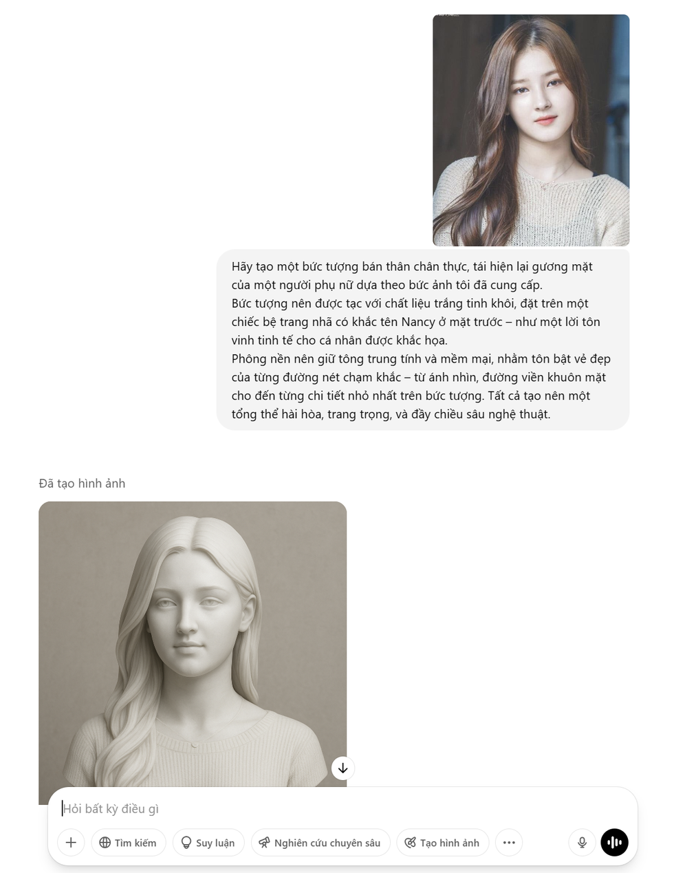 Cách dùng AI tạo bức ảnh tượng bán thân với gương mặt của chính bạn - 3