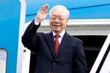 Tổng Bí thư Nguyễn Phú Trọng lên đường thăm chính thức Trung Quốc