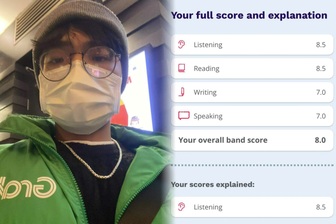 Bí quyết đạt IELTS 8.5 của nam tài xế xe ôm công nghệ