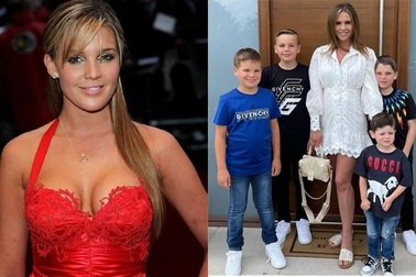 Hoa hậu Anh Danielle Lloyd sinh con thứ năm