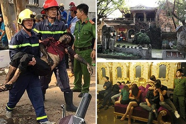 Đám cháy khốc liệt ở quán beer club và cú tông hãi hùng của chiếc xe Lexus