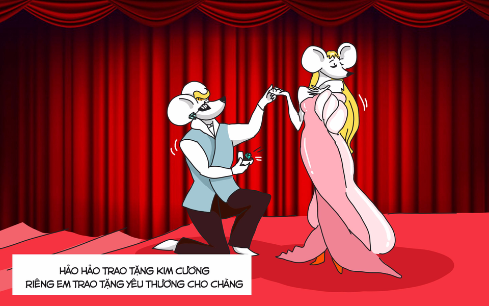 Điên đảo “quăng thính” cùng Hảo Hảo mùa Valentine - 5 Điên đảo “quăng thính” cùng Hảo Hảo mùa Valentine - 5