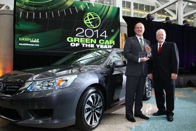 Honda Accord giành giải thưởng xe "xanh" của năm