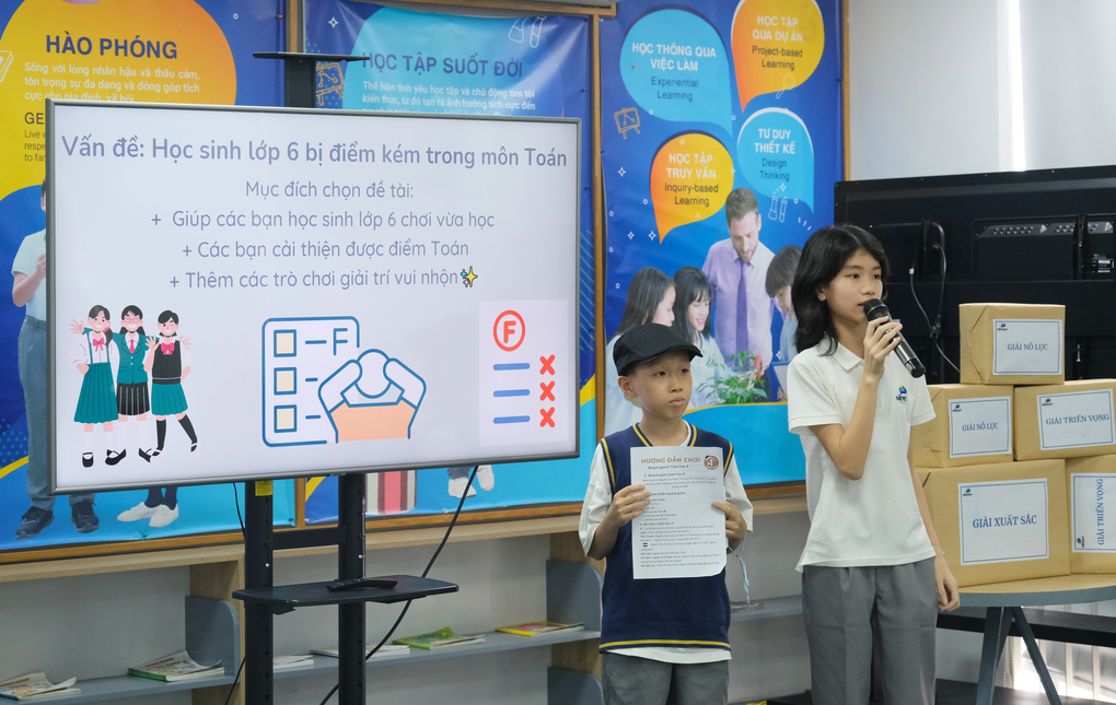 Học sinh lớp 6, 7 trải nghiệm đối mặt cá mập để gọi vốn khởi nghiệp - 2 Học sinh lớp 6, 7 trải nghiệm đối mặt cá mập để gọi vốn khởi nghiệp - 2