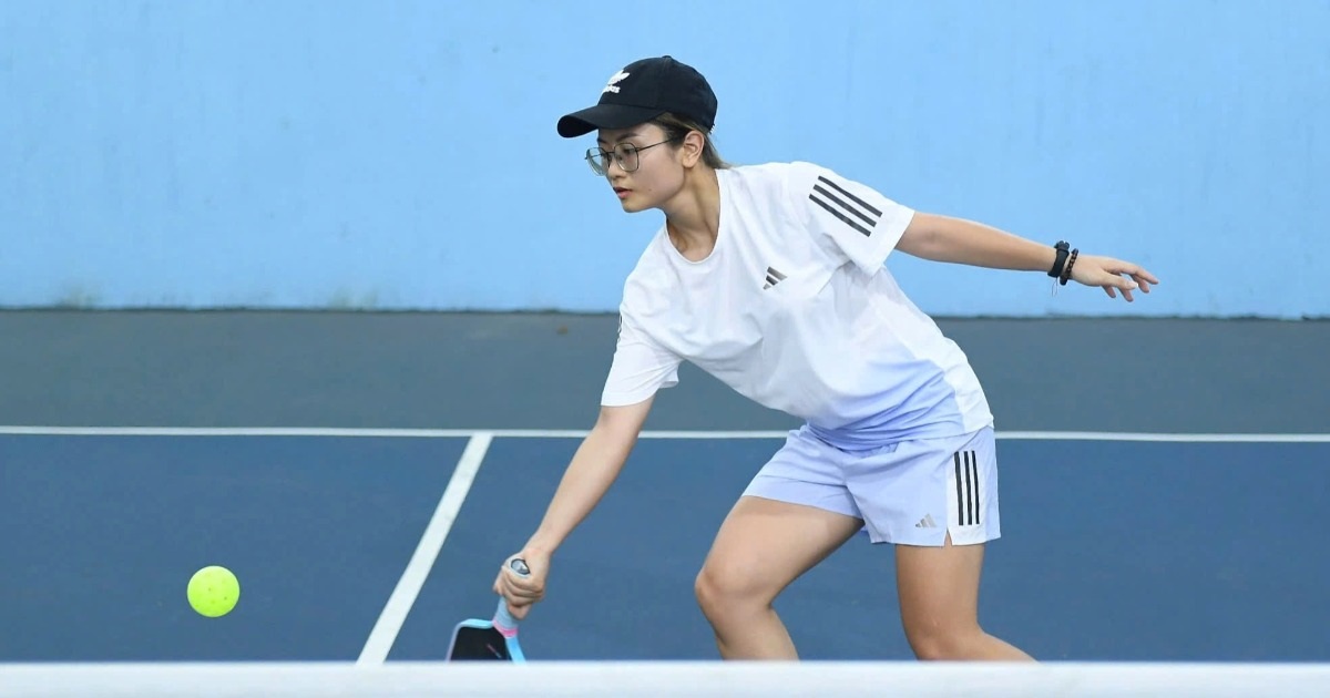 VĐV Phương Anh: "Giải pickleball của báo Dân trí có sức hấp dẫn rất lớn"