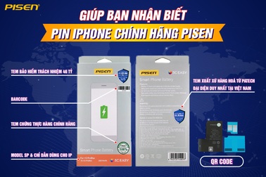 Pisen Việt Nam cập nhật nhận diện hàng chính hãng