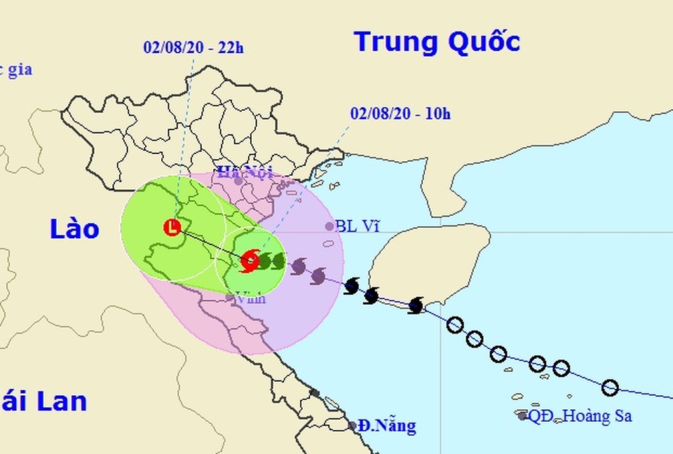 Bão số 2 đã đi vào các tỉnh Ninh Bình đến Nghệ An - 1 Bão số 2 đã đi vào các tỉnh Ninh Bình đến Nghệ An - 1