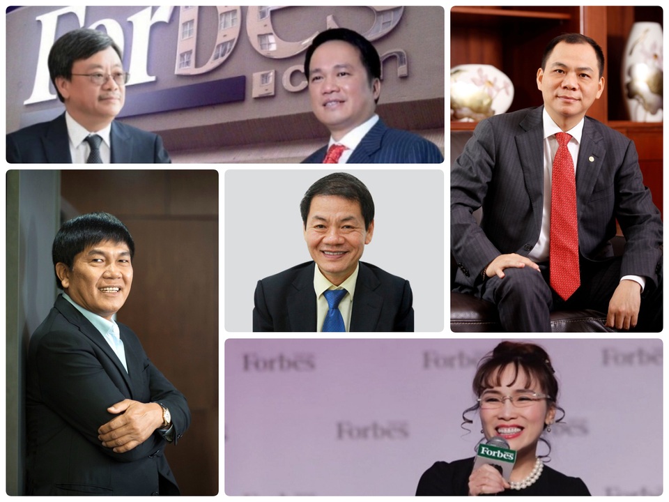 Trên đỉnh chứng khoán, tài sản 6 tỷ phú USD của Việt Nam tăng chóng mặt - 1 Trên đỉnh chứng khoán, tài sản 6 tỷ phú USD của Việt Nam tăng chóng mặt - 1