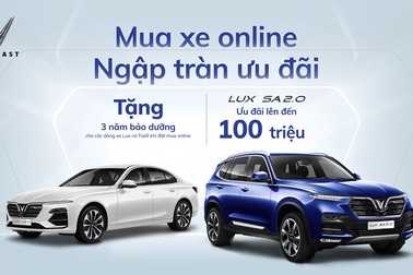 VinFast ưu đãi lớn cho khách hàng mua xe online trong tháng 8