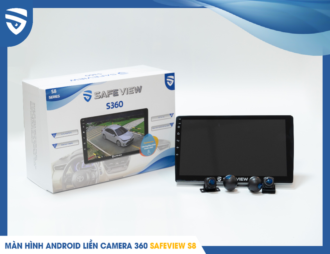 Màn hình ô tô thông minh liền Camera 360 Safeview S8 - Công nghệ tiên phong - 1 Màn hình ô tô thông minh liền Camera 360 Safeview S8 - Công nghệ tiên phong - 1