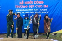 Quảng Trị: Xây dựng điểm trường mầm non tại vùng biên giới