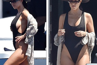 Kourtney Kardashian: Ba con vẫn quyến rũ "chết người"!