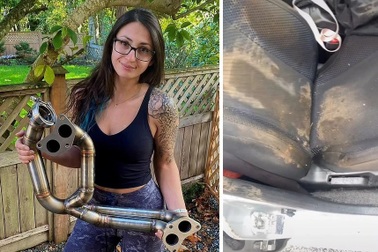 Từ vết bẩn trên ghế, cô gái phát hiện "bí mật sốc" ẩn trong cốp xe của mình