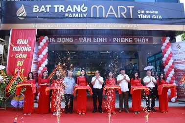Đại siêu thị gốm sứ BatTrang Family chính thức có mặt tại Tĩnh Gia - Thanh Hóa