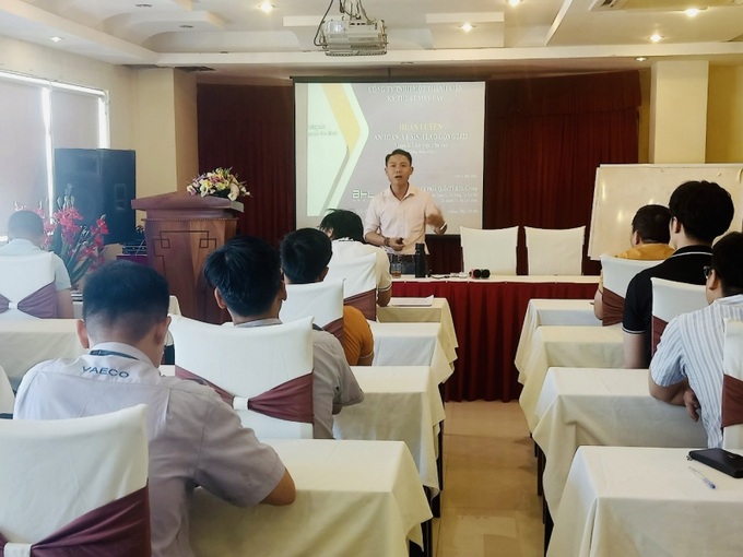 Công ty CP Quốc tế BHL Group huấn luyện ATVSLĐ tại Chi nhánh Công ty TNHH MTV Kỹ thuật máy bay (VAECO), TP Đà Nẵng