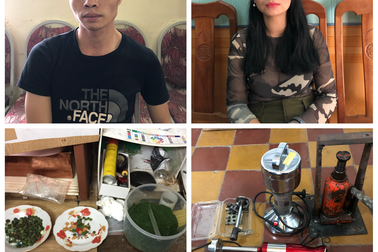 Bắt giữ cặp đôi tàng trữ hơn 13kg ma túy