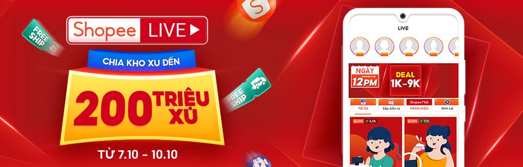 Những ưu đãi trong sự kiện 10.10 Siêu sale chính hãng trên Shopee - 5 Những ưu đãi trong sự kiện 10.10 Siêu sale chính hãng trên Shopee - 5