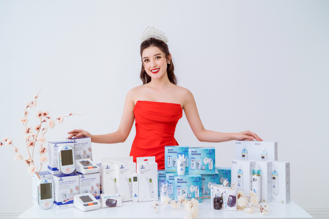 CHIDO Việt Nam đồng hành cùng Á Hậu Huyền My trong chăm sóc sức khỏe mùa dịch - 1 CHIDO Việt Nam đồng hành cùng Á Hậu Huyền My trong chăm sóc sức khỏe mùa dịch - 1