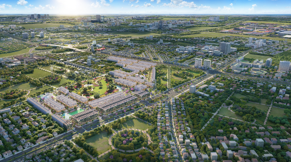 Tiềm năng đầu tư của hai dãy nhà phố thương mại tại Tấn Đức Eastern Park - JSC - 1