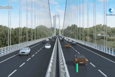 Cầu treo xuyên núi cao nhất thế giới giúp thời gian di chuyển còn 1 phút