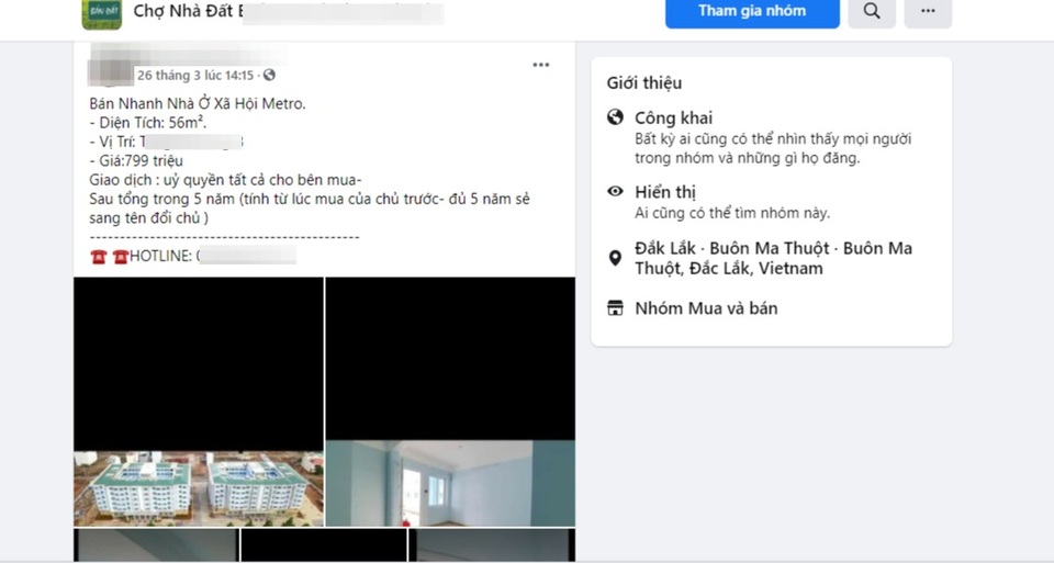 Yêu cầu kiểm tra thông tin nhà ở xã hội được rao bán trên mạng xã hội - 1 Yêu cầu kiểm tra thông tin nhà ở xã hội được rao bán trên mạng xã hội - 1