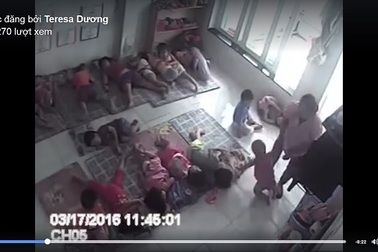 Đuổi việc cô giáo mầm non có hành động bạo lực với trẻ
