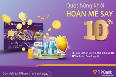 Hoàn tiền lên tới 10% khi thanh toán phí bảo hiểm SunLife