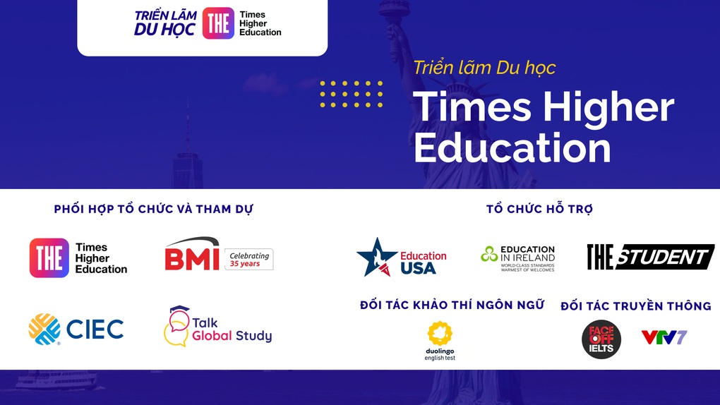 Hơn 60 trường đại học tham dự ngày hội du học Times Higher Education - 1 Hơn 60 trường đại học tham dự ngày hội du học Times Higher Education - 1