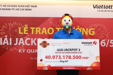 Trao giải Jackpot 2 “khủng” nhất cho một khách hàng tại TPHCM