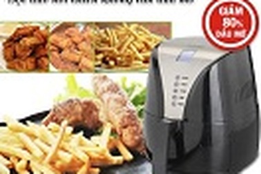 Độc đáo nồi chiên không cần dầu mỡ