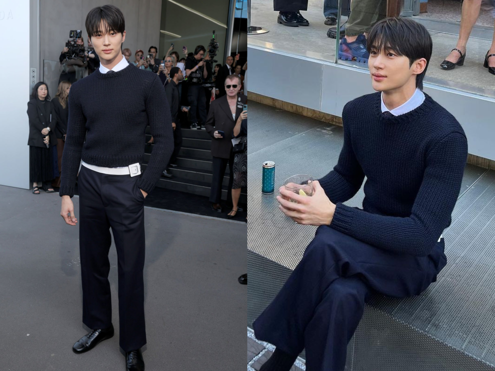 Sao nam Cõng anh mà chạy bất ngờ tham dự show Prada tại Ý - 1 Sao nam Cõng anh mà chạy bất ngờ tham dự show Prada tại Ý - 1