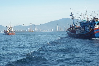 Cứu nạn tàu cá cùng 12 ngư dân bị hỏng máy trên biển 