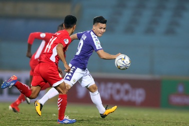 Quang Hải mờ nhạt, Hà Nội FC có 1 điểm trước Tampines Rovers