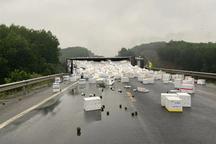 Lại xảy ra tai nạn trên cao tốc Cam Lộ - La Sơn