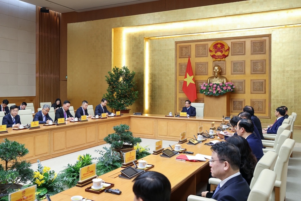 Thủ tướng Phạm Minh Chính và Đại sứ Trung Quốc Hà Vĩ thảo luận hợp tác song phương
