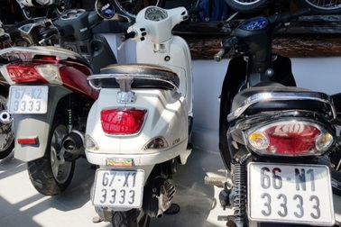 Bộ sưu tập 500 xe mô tô có biển số đẹp mê hồn