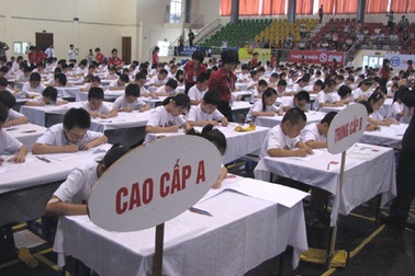 Gần 400 học sinh thi quốc gia môn “Bàn tính và số học trí tuệ U C MAS” 