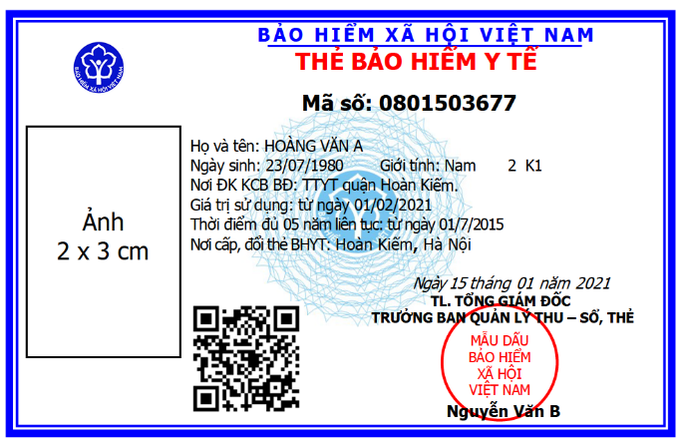 Lãnh đạo Bảo hiểm xã hội TP cho hay, các thẻ bảo hiểm y tế mẫu cũ được cấp trước đây vẫn tiếp tục được sử dụng để khám chữa bệnh theo tuyến bảo hiểm y tế.