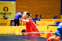 Hơn 200 vận động viên tranh tài tại giải vô địch bóng bàn quốc gia