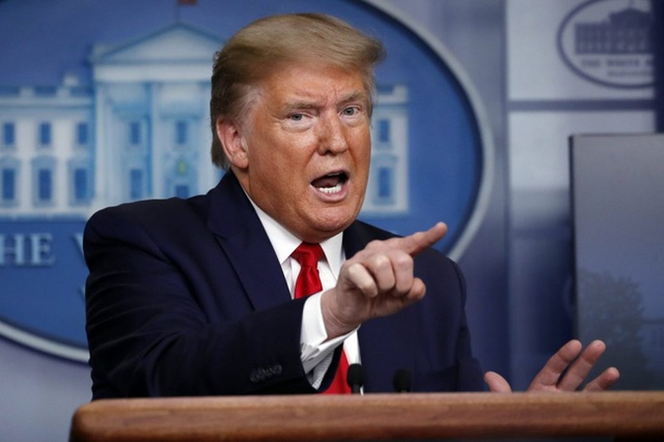 Ông Trump chỉ trích Trung Quốc gây tổn hại cho thế giới vì dịch Covid-19 - 1 Ông Trump chỉ trích Trung Quốc gây tổn hại cho thế giới vì dịch Covid-19 - 1